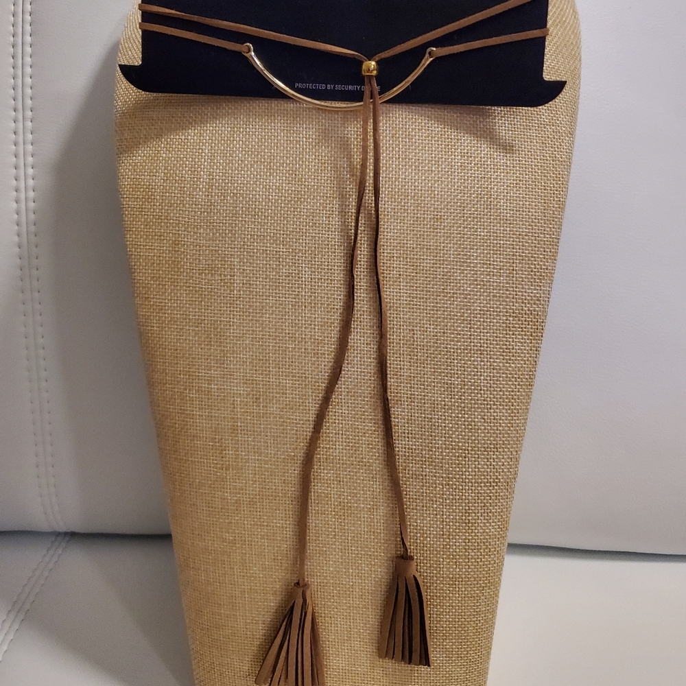 Brown Suede Choker